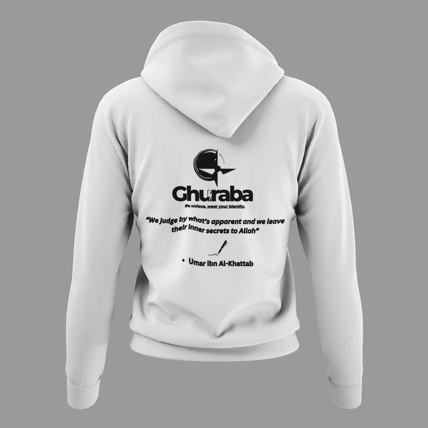 Ghuraba™ Quote by Umar Ibn Al-Khattab - Hoodie Unisex